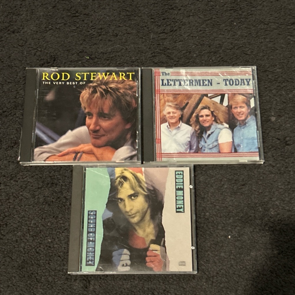 Music CD Set - Rod Stewart, The Lettermen, Eddie Money